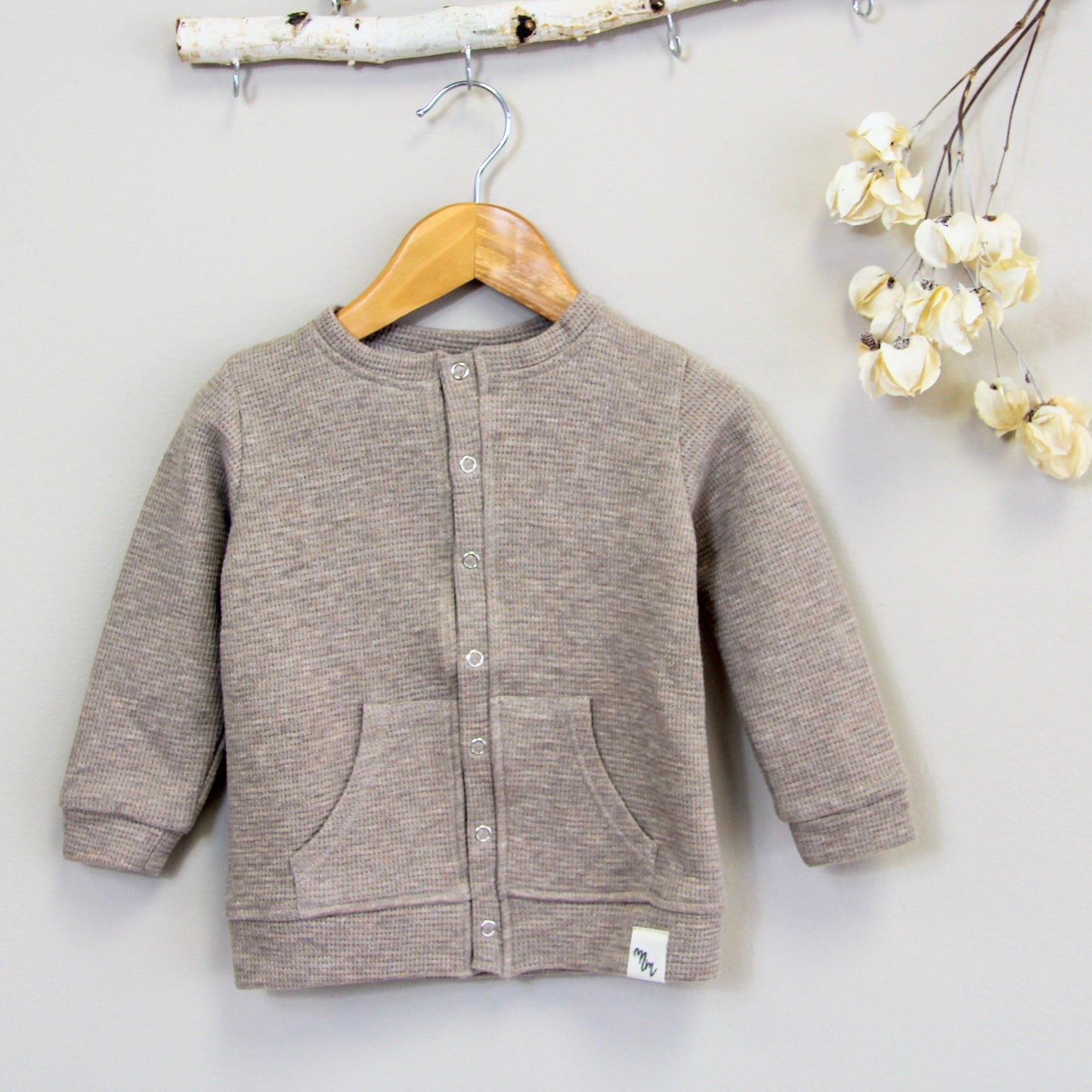 LAST CHANCE: Mamellie Collegejacke, Waffel-Jersey