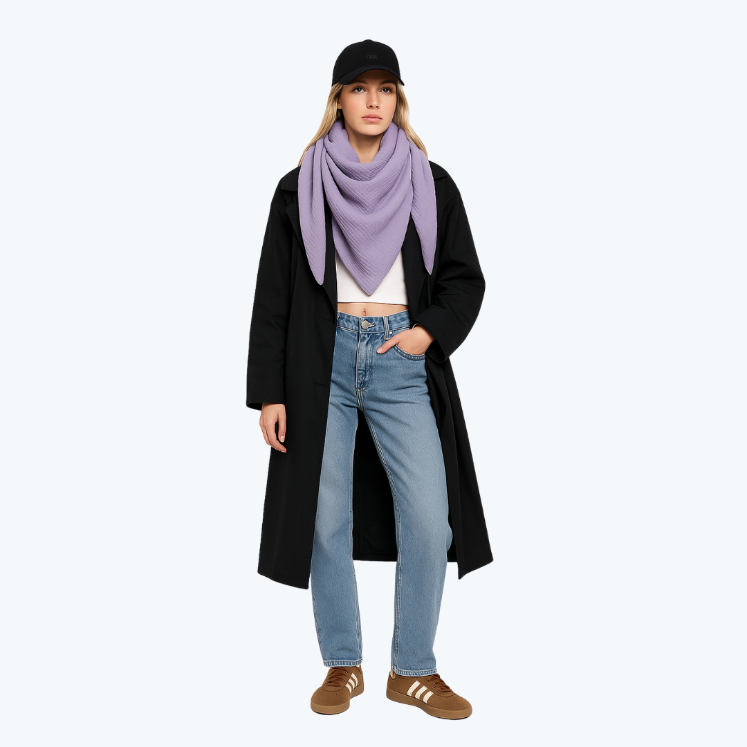 Musselinschal für Erwachsene