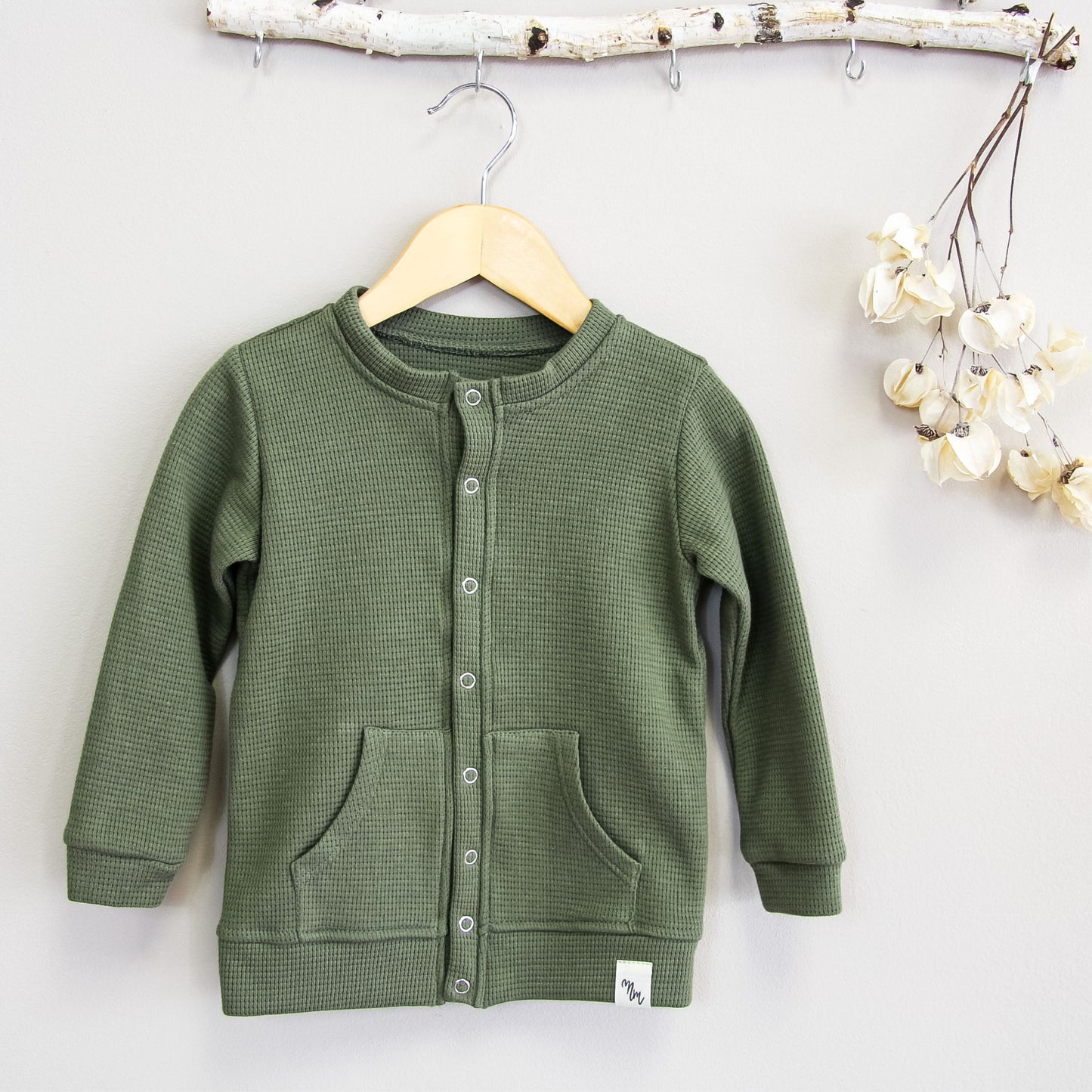 LAST CHANCE: Mamellie Collegejacke, Waffel-Jersey