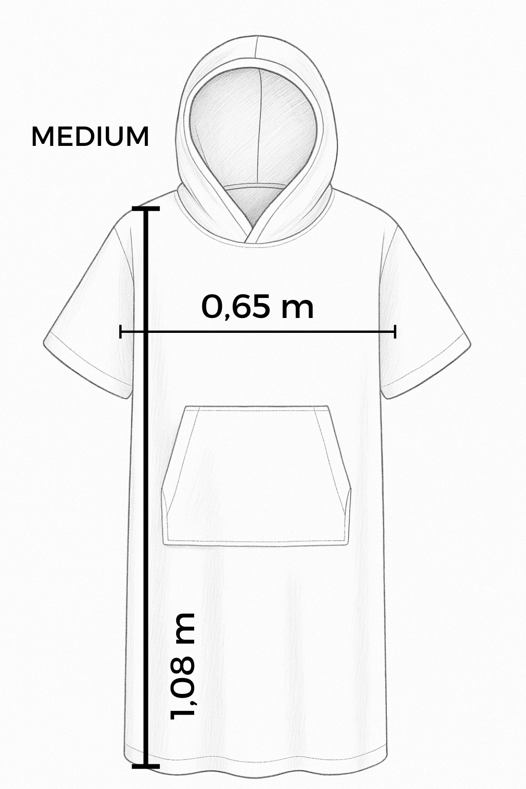 VORBESTELLUNG Badeponcho/Surfponcho für Erwachsene