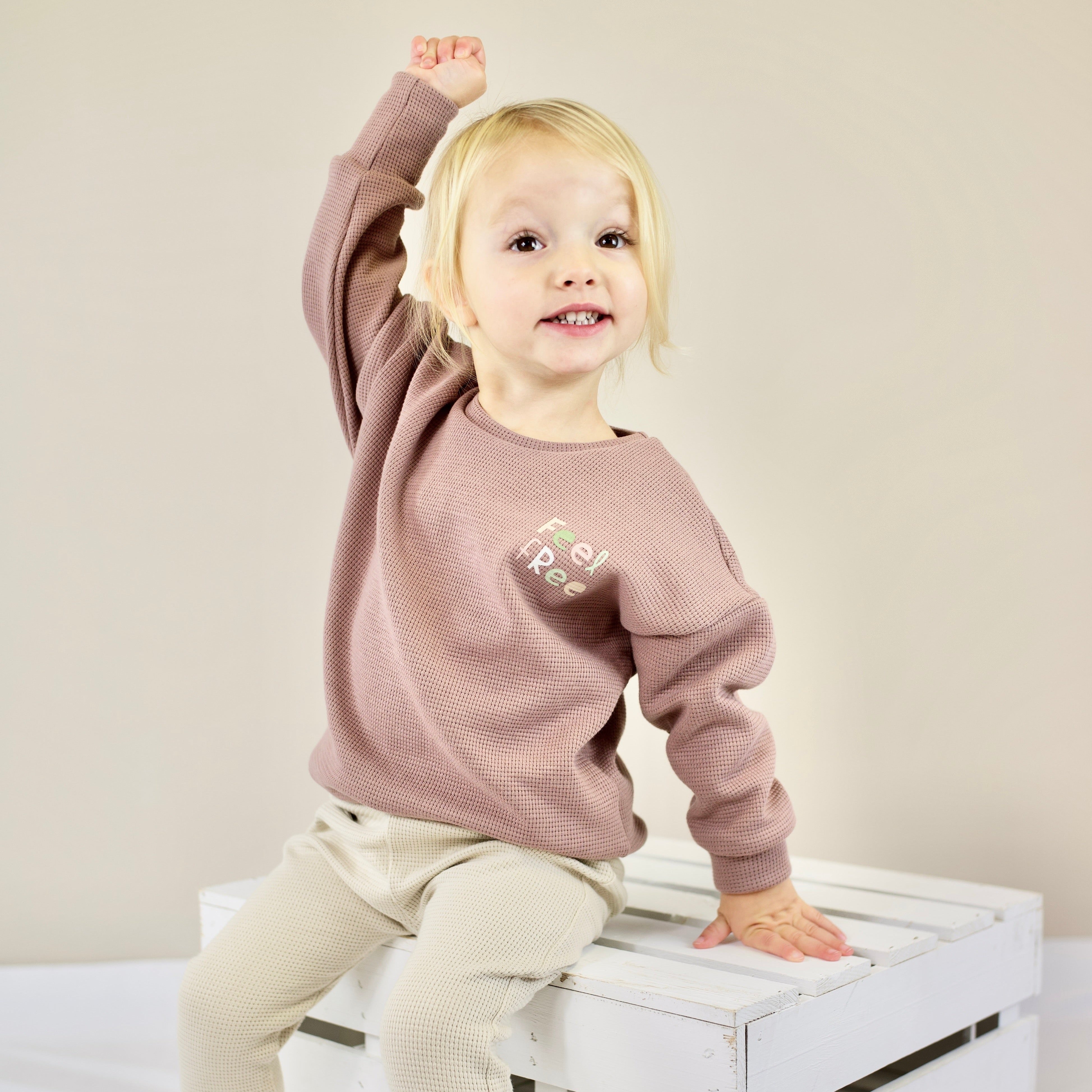 Kleinkind Oversize Sweater, Kleinkind Oversize Pullover, Kleinkind Oversize Lonsleeve, Kinder Oversize Pulli, Kleinkind Oversize Langarm