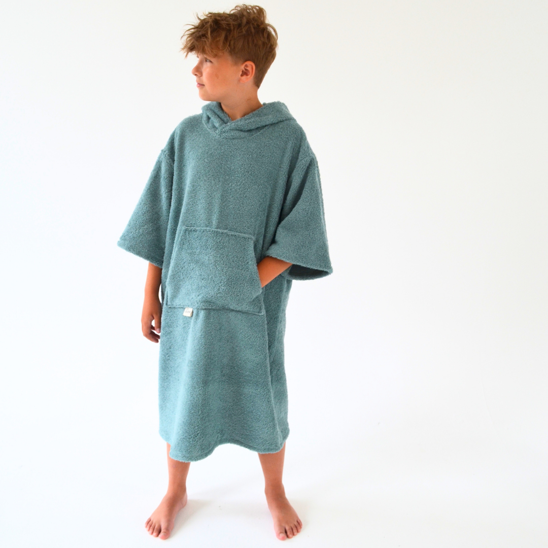 Geschwister SPARSET - 2 Badeponchos für Kinder im Set