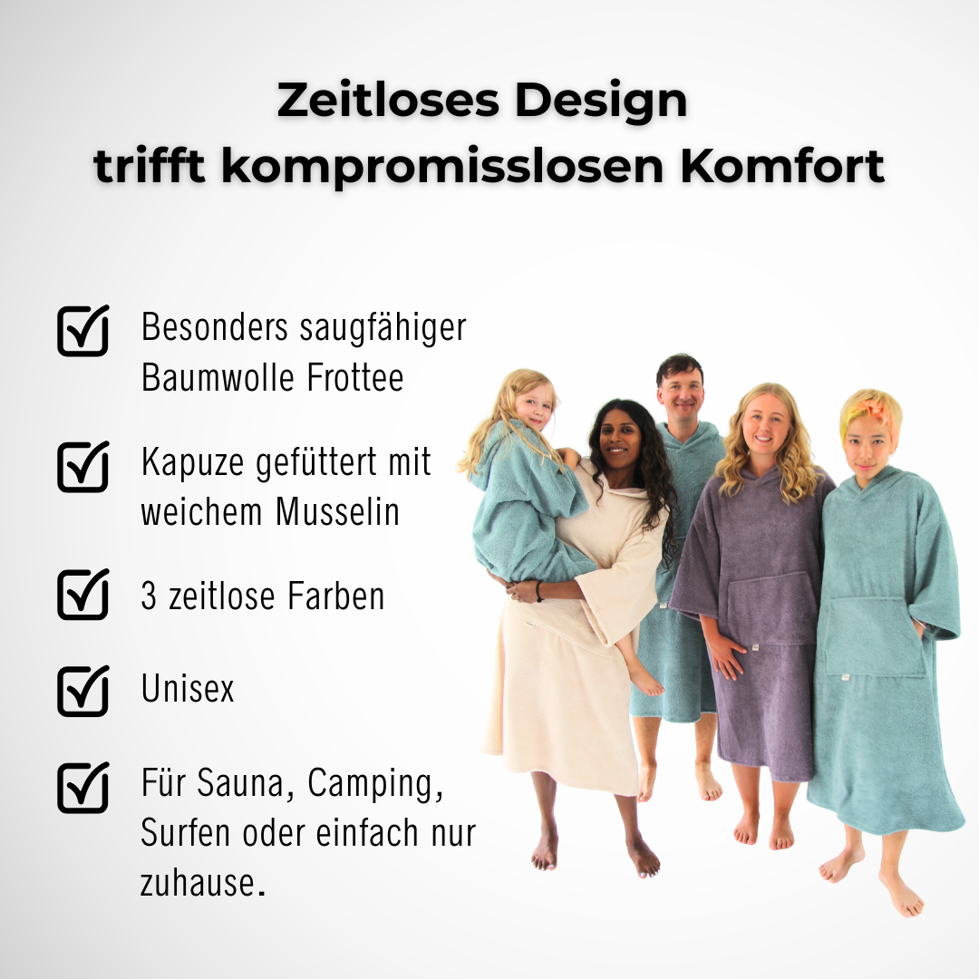 Badeponcho Erwachsene